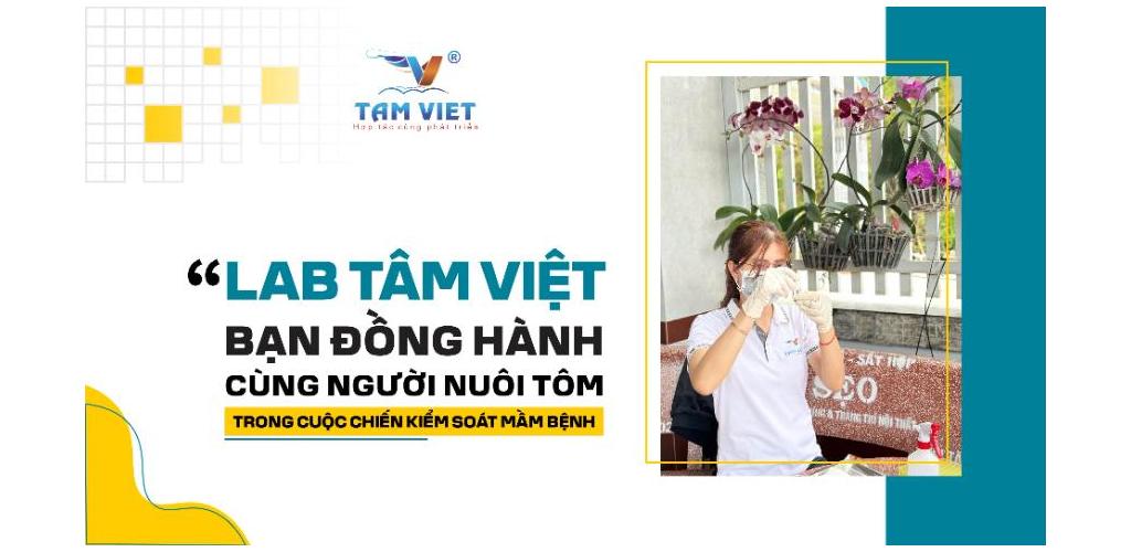 LAB TÂM VIỆT – BẠN ĐỒNG HÀNH CÙNG NGƯỜI NUÔI TÔM TRONG CUỘC CHIẾN KIỂM SOÁT MẦM BỆNH