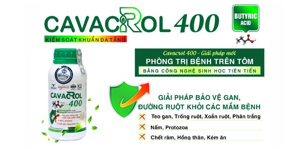 CAVACROL 400 – TINH DẦU CHIẾT XUẤT OLIU CITRUS, HẠT NHO,... & CHIẾT XUẤT THẢO DƯỢC – BẤT HOẠT VI KHUẨN, VIRUS, ỨC CHẾ TIẾT ĐỘC, KHỬ ĐỘC (TPD1, TPD2),