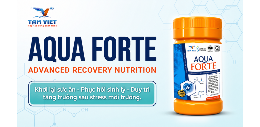 AQUA FORTE - GIẢI PHÁP DINH DƯỠNG PHỤC HỒI TOÀN DIỆN CHO TÔM