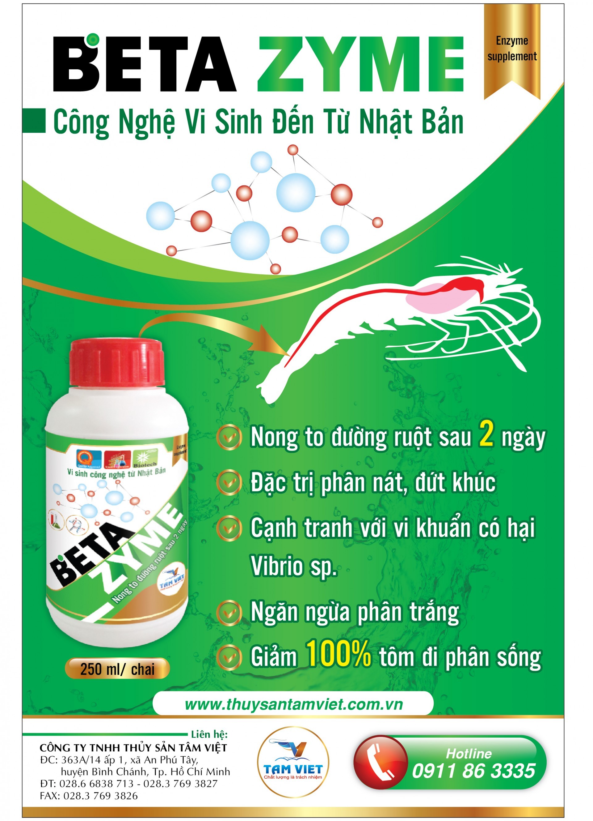 BETA ZYME - CÔNG NGHỆ VI SINH ĐẾN TỪ NHẬT BẢN