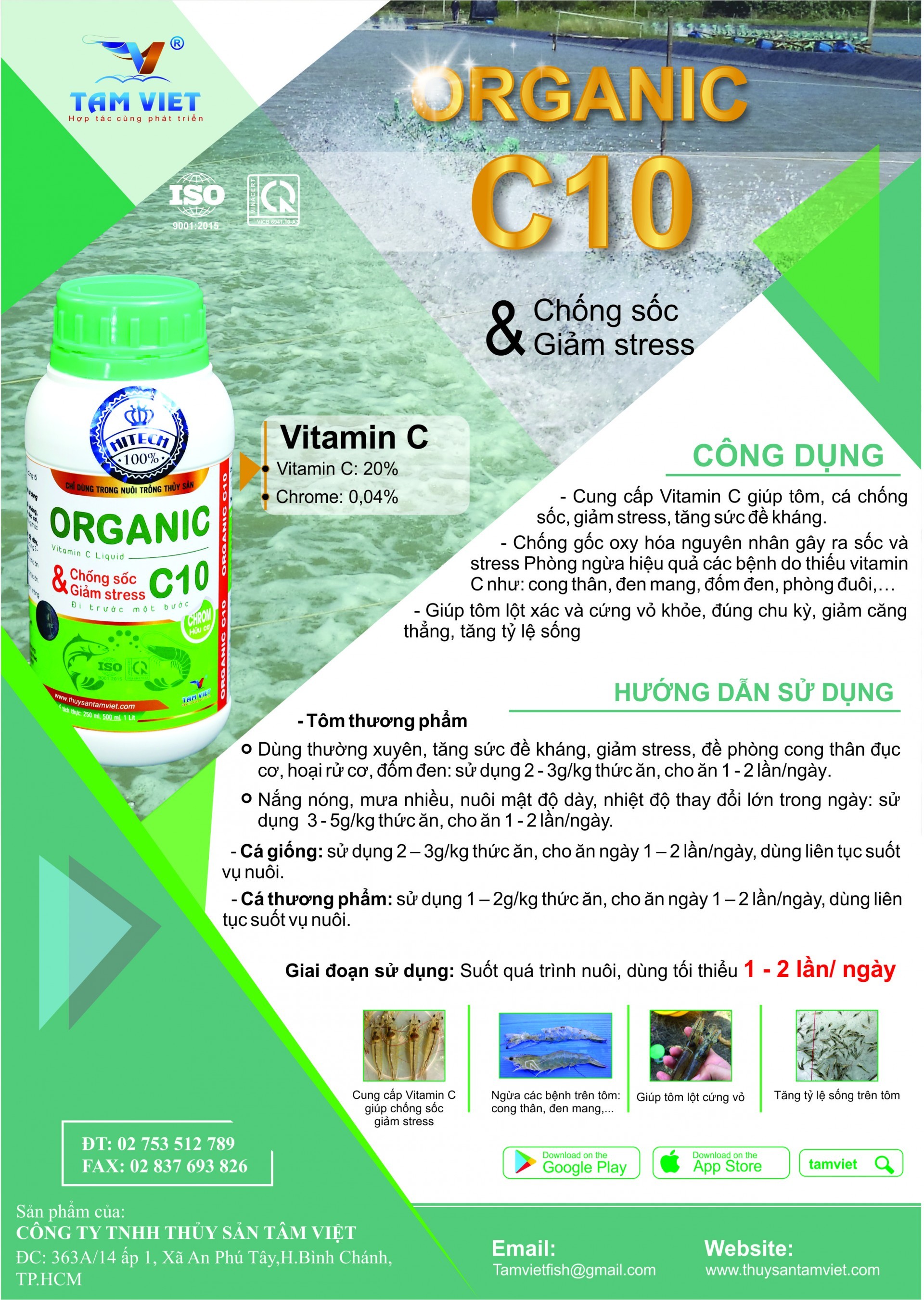 Organic C10, sự lựa chọn đầu tiên của bà con